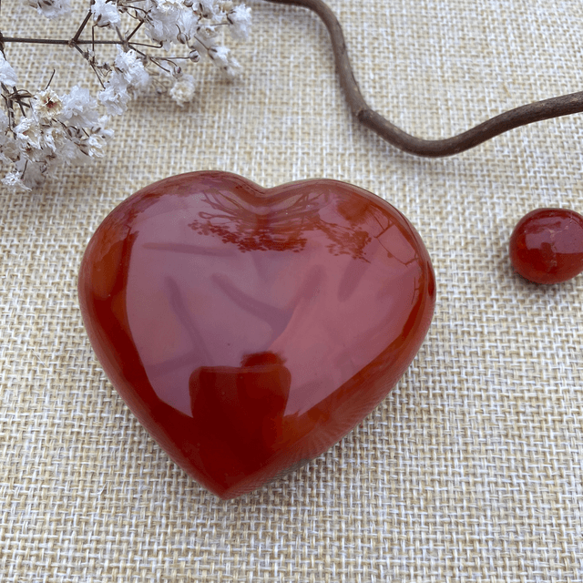 Coeur en Cornaline 