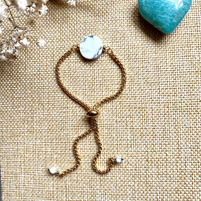 Bracelet Ajustable en pierres naturelles 