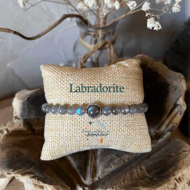 Bracelet en Labradorite – Protection Énergétique
