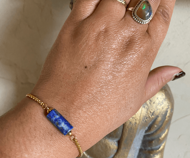 Bracelet Ajustable en pierres naturelles 