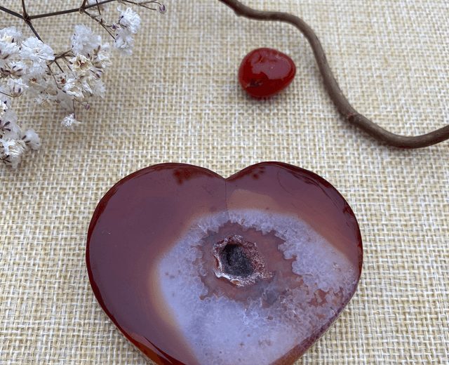 Coeur en Cornaline 