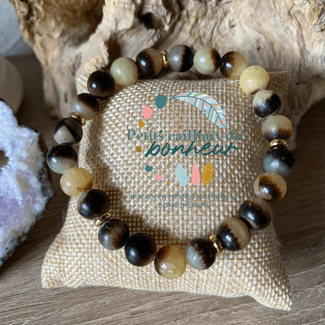 Bracelet en septaria 