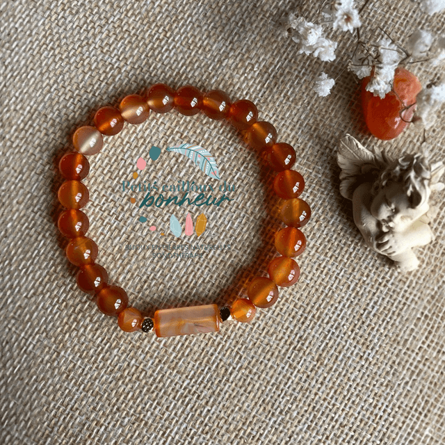 Bracelet en Cornaline 