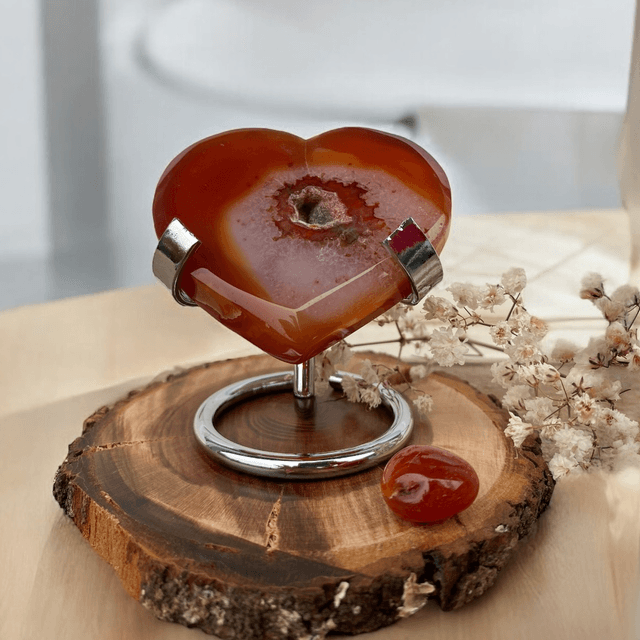 Coeur en Cornaline 