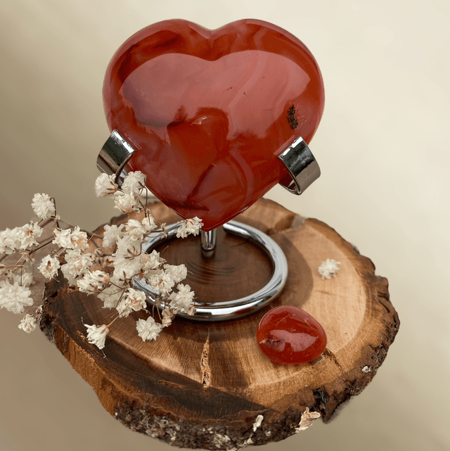 Coeur en Cornaline 